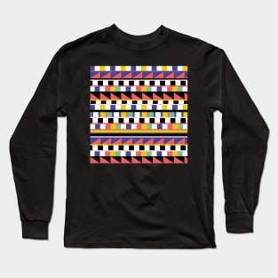 Multicolor geometric shapes Long Sleeve T-Shirt